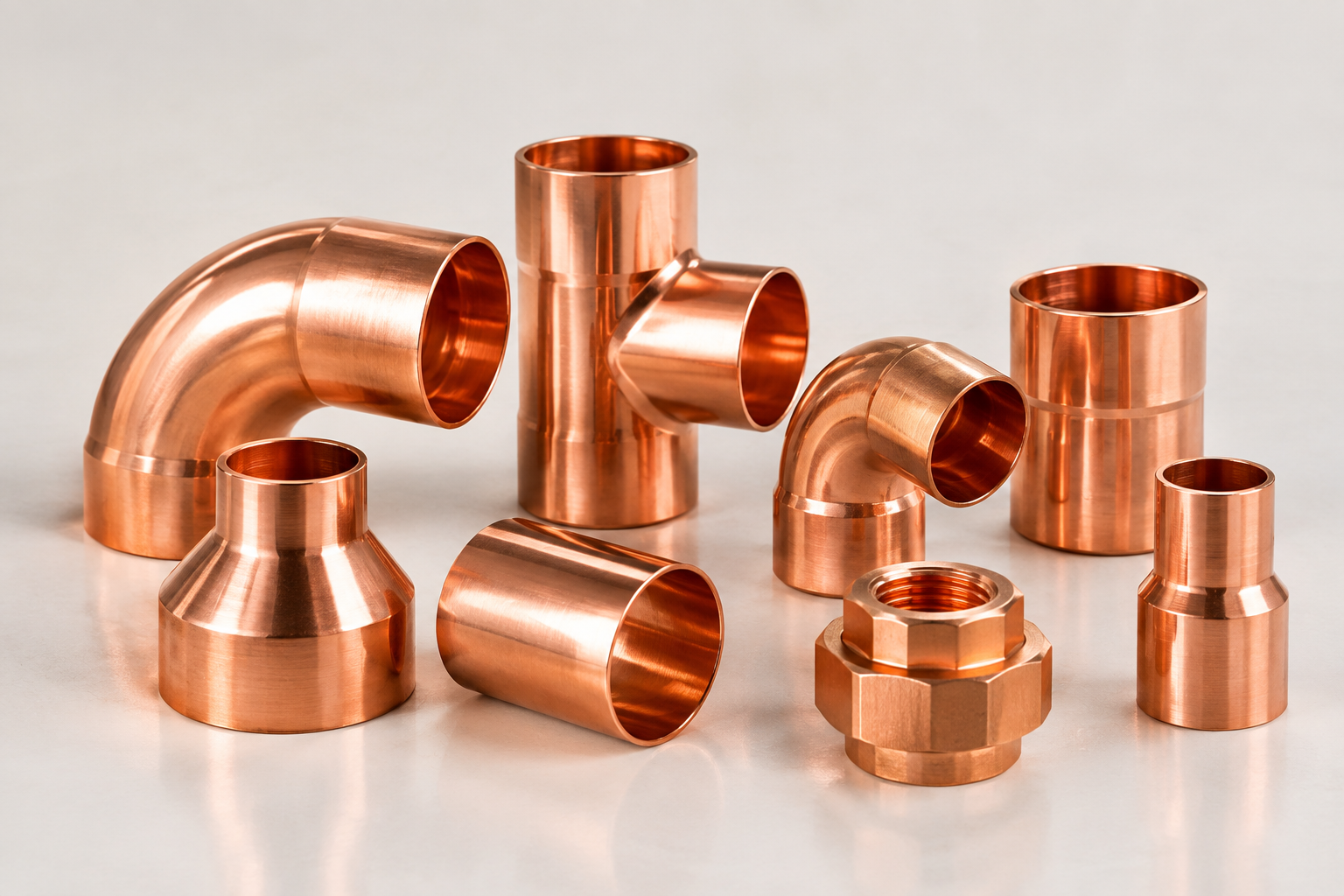 Copper Tubes & Fittings — Gasify Middle East instrumentation supply